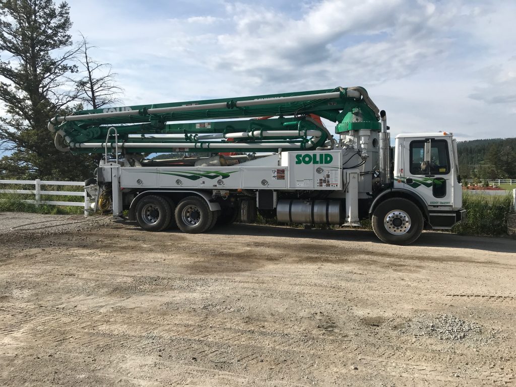 Solid Concrete Pumping. Serving Lakeside & Somers, Montana