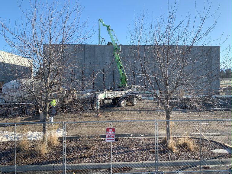 Solid Concrete Pumping FVCC Montana project