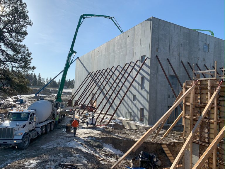 Solid Concrete Pumping FVCC Walcholz Montana project