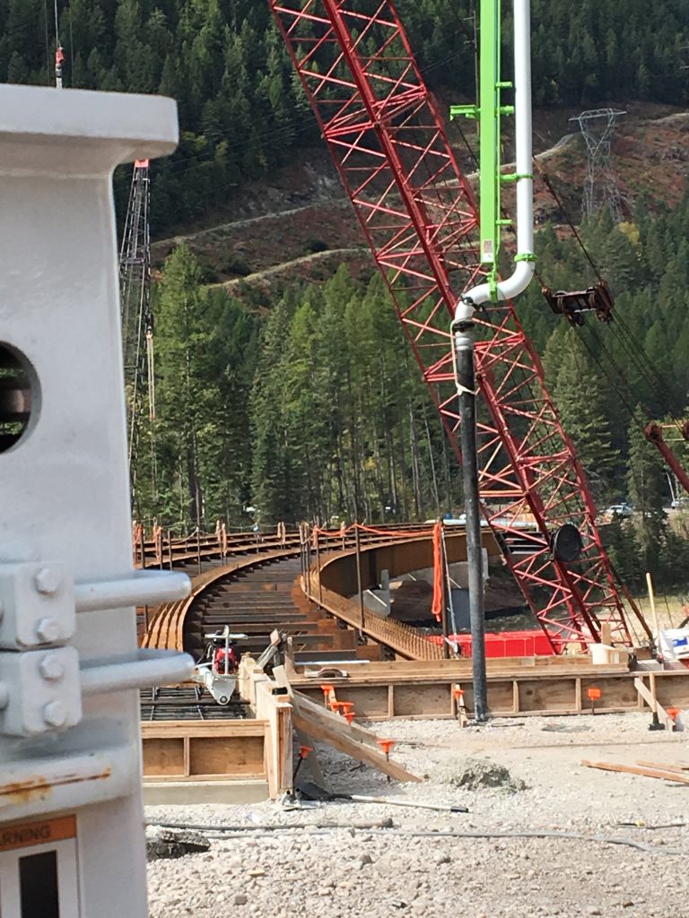 Hungry Horse, Montana South Fork Bridge Project - Solid Concrete Pumping