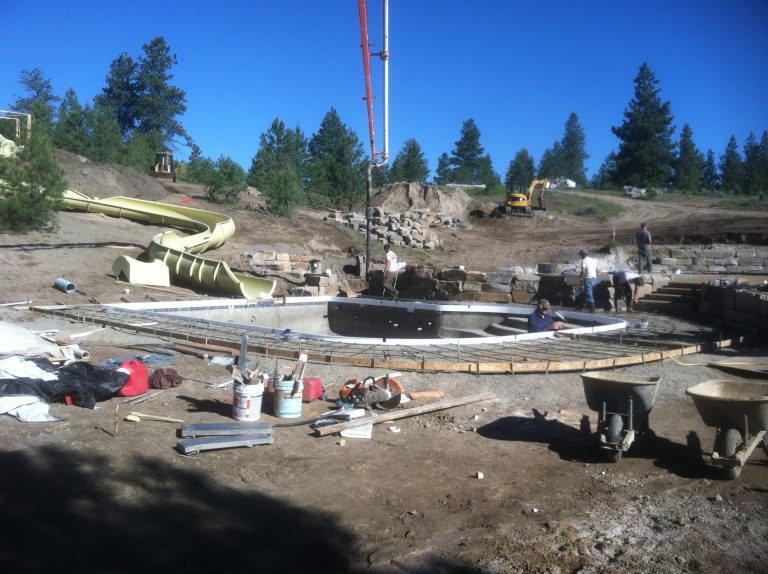 Wilderness Club Golf Course Pool - Solid Concrete Pumping