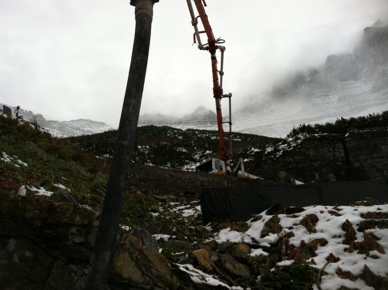 Glacier National Park - Solid Concrete Pumping projects